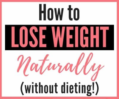 How to Lose Weight Naturally Without Diet